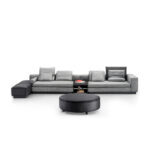 Mazzini Modular Sofa Fabric Grey