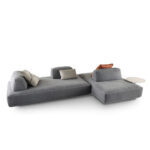 Naples Sofa Set Fabric Grey