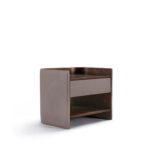Robin Bed Side Table Dark Walnut