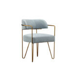 Solene Easy Chair Grey Fabric