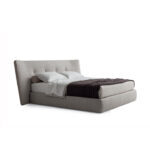 Stirling BedFrame 1.8 Light Grey Fabric