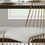 La Sposa Dining Chair Bronze Metal - Image 3