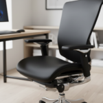 Nefil (Black Frame) – Black Leather - Image 3