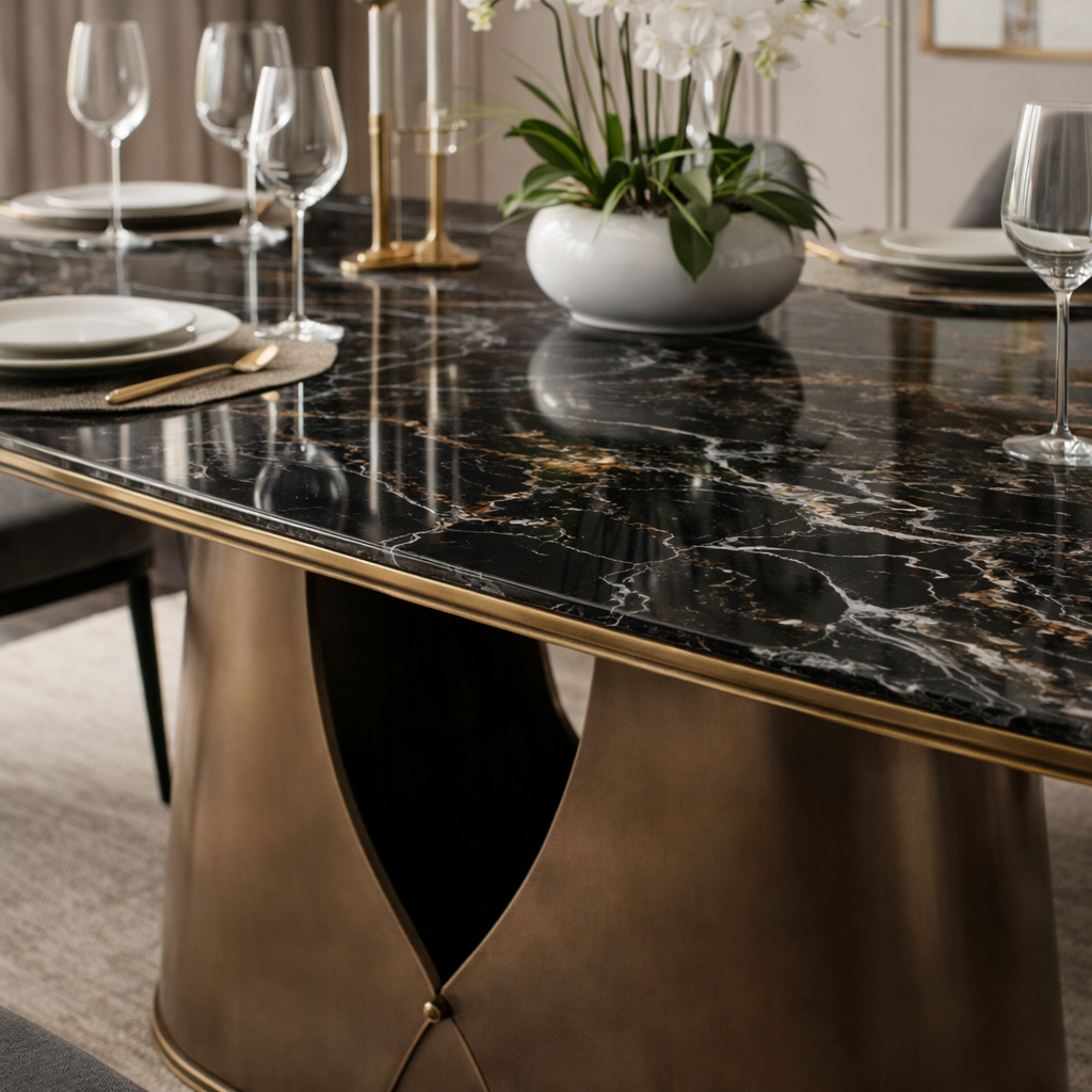 Silhouette-Dining-Table-2-White-Carrara-Marble-A4T387