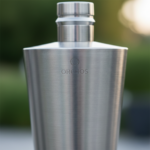 Stainless Steel Outdoor Garden Torch Orchos Silver Hardwood - Image 8