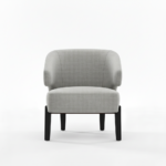 Ashley Lounge Chair Grey Fabric - Image 2