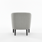 Ashley Lounge Chair Grey Fabric - Image 6
