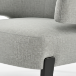 Ashley Lounge Chair Grey Fabric - Image 5
