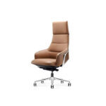 Gordian Office Chair Brown Half Leather