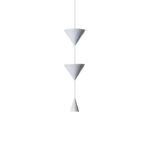 Silz Pendant Lamp - Black / White