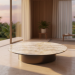 Kara Marble Coffee Table - 1.0 - Image 5