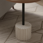 Arterra A Side Table Rust Leather - Image 4