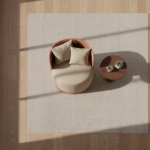 Noka Lounge Chair Terracotta Fabric - Image 6