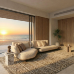 Noyra Sofa Cream Fabric - Image 4