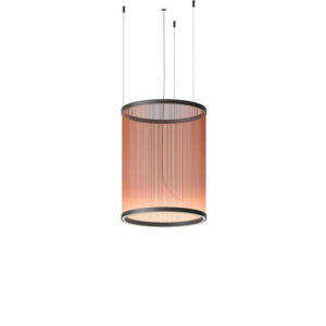 Neura Drum Pendant Lamp - Black+Red