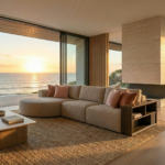 Falcone Sofa Greige Fabric - Image 3