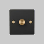 1G Dimmer / Black / Brass - Image 2