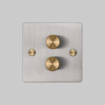 2G Dimmer / Steel / Brass - Image 2