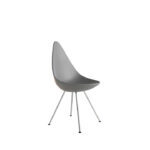 Drop Chair Grey Fabric