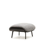 Vesta Ottoman - Light Grey Fabric