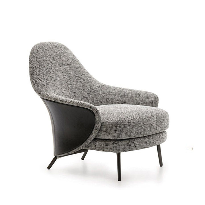 A16372F.jpg Vesta Lounge Chair – Light Grey Fabric - Image 1