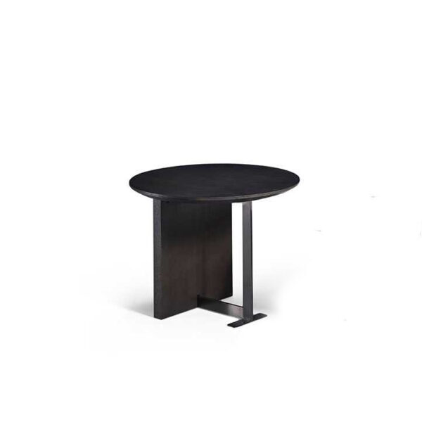 Grueso Side Table Stainless Black