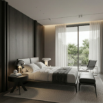 Abril Bed Side Table Dark Walnut - Image 4