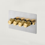 4G Dimmer / Steel / Brass
