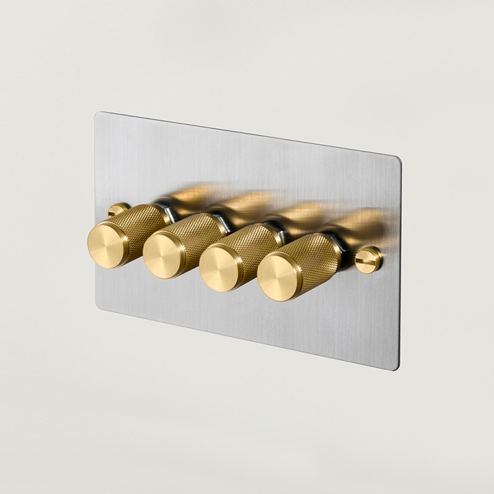 ADR19Ib.jpg 4G Dimmer / Steel / Brass - Image 1