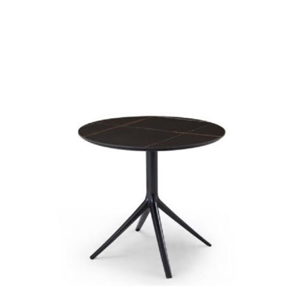 Argus Round Table Black Marble