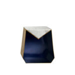 Astro Side Table White Carrara Marble