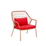 Aerope Lounge Chair / Burnt Orange
