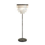 Vivace Floor Lamp (Clear Glass + Black Iron)
