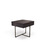 Bara Bed Side Table Veneer Brown