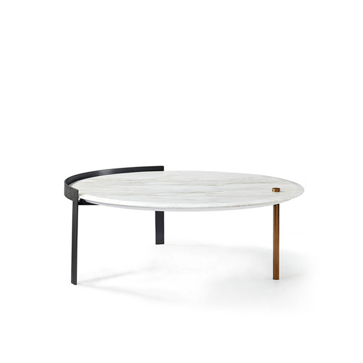 BATTISTA-COFFEE-TABLE-A62008-D.jpg Battista Coffee Table - 1.2 Marble White - Image 1