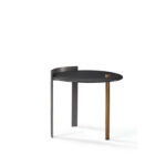 Battista Coffee Table - 0.55 Oak Wood Black