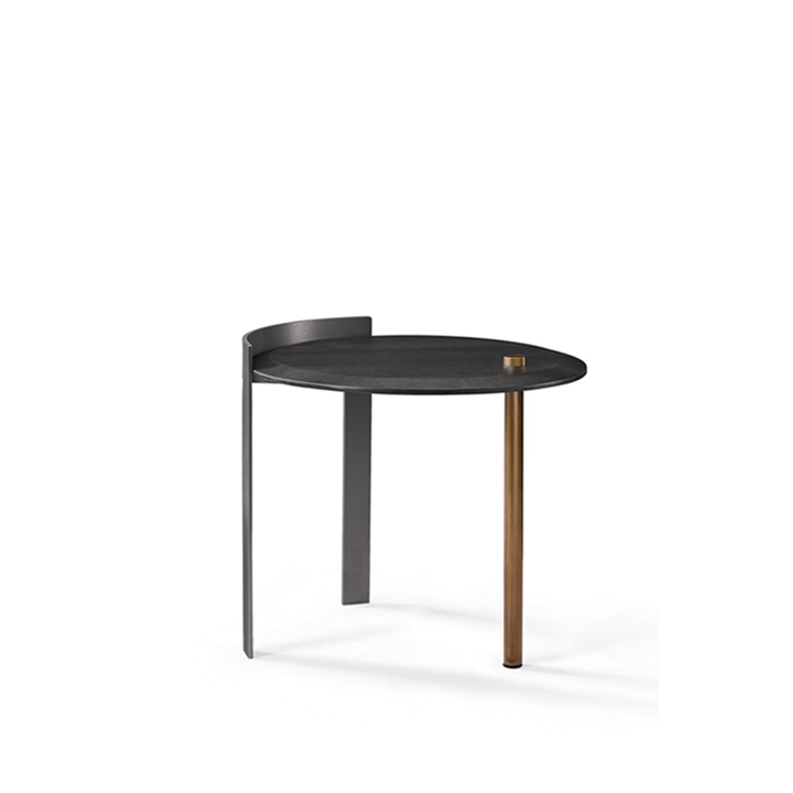 BATTISTA-SIDE-TABLE-A62008-X.jpg Battista Coffee Table - 0.55 Oak Wood Black - Image 1