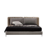 Brody Bed Frames 2.0 Grey Microfiber Leather