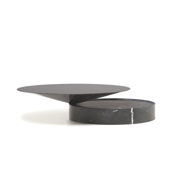 Brunt Coffee Table - 1.4 Black Marble