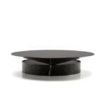 Brunt Coffee Table - 1.4 Black Marble - Image 2