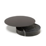 Brunt Coffee Table - 1.4 Black Marble - Image 3