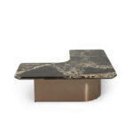 Barage B Coffee Table Marble Black Gold