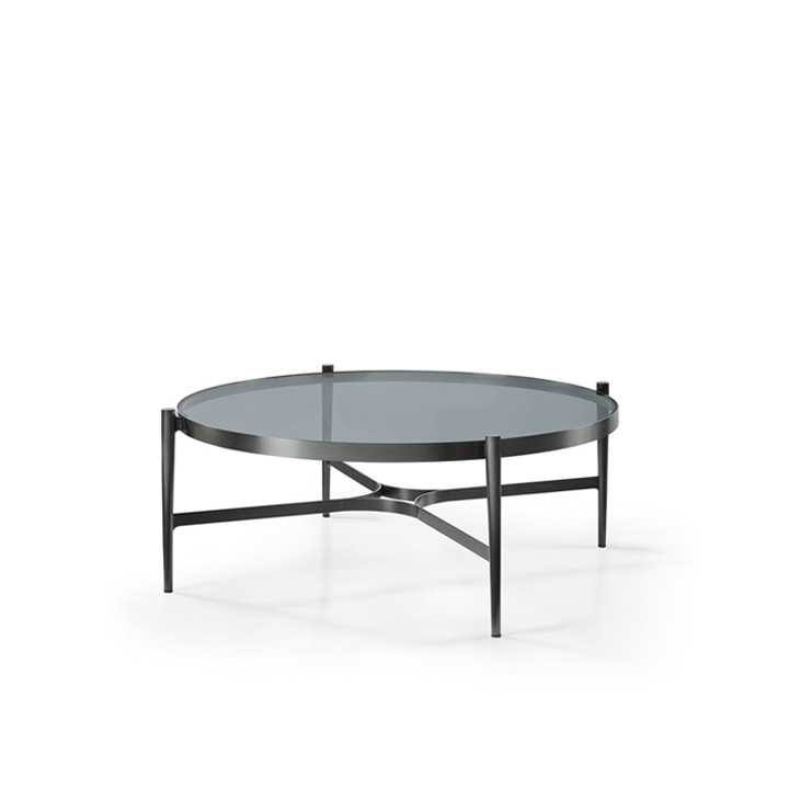 CALICE-COFFEE-TABLE-A62011-D.jpg Calice Coffee Table - 1.1 Glass Top Metal - Image 1