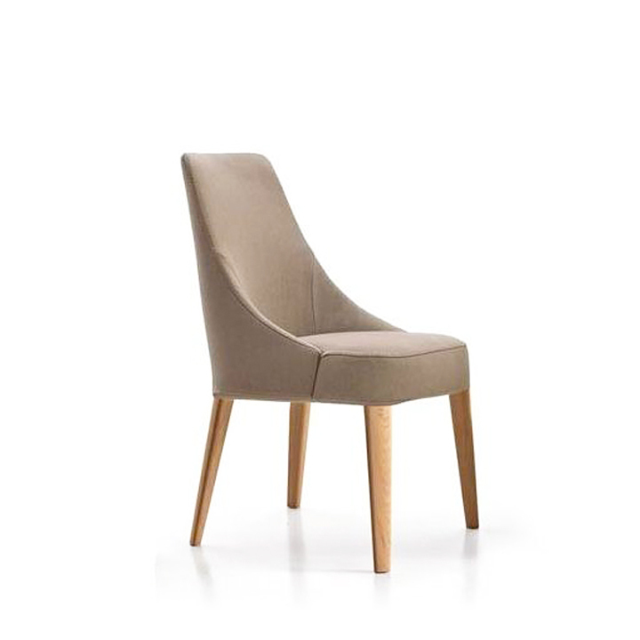 CANON-DINING-CHAIR-A16362DC.jpg Canon Dining Chair - Highback Armless Greige Fabric - Image 1