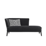 Canon Daybed Left Black Fabric