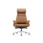 Capo Office Chair Brown Half Leather - Image 3