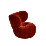 Chubo Lounge Chair Terracotta Fabric