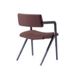 Colonel Dining Chair Brown Leather - Image 3