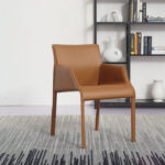 Conleth Dining Chair Brown Fabric - Image 2