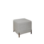 Coppino Square Stool Fabric Grey